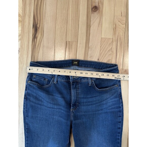 Women’s Lee Cleric Jeans Size 12L Blue Boot Cut Jeans - Picture 7 of 10